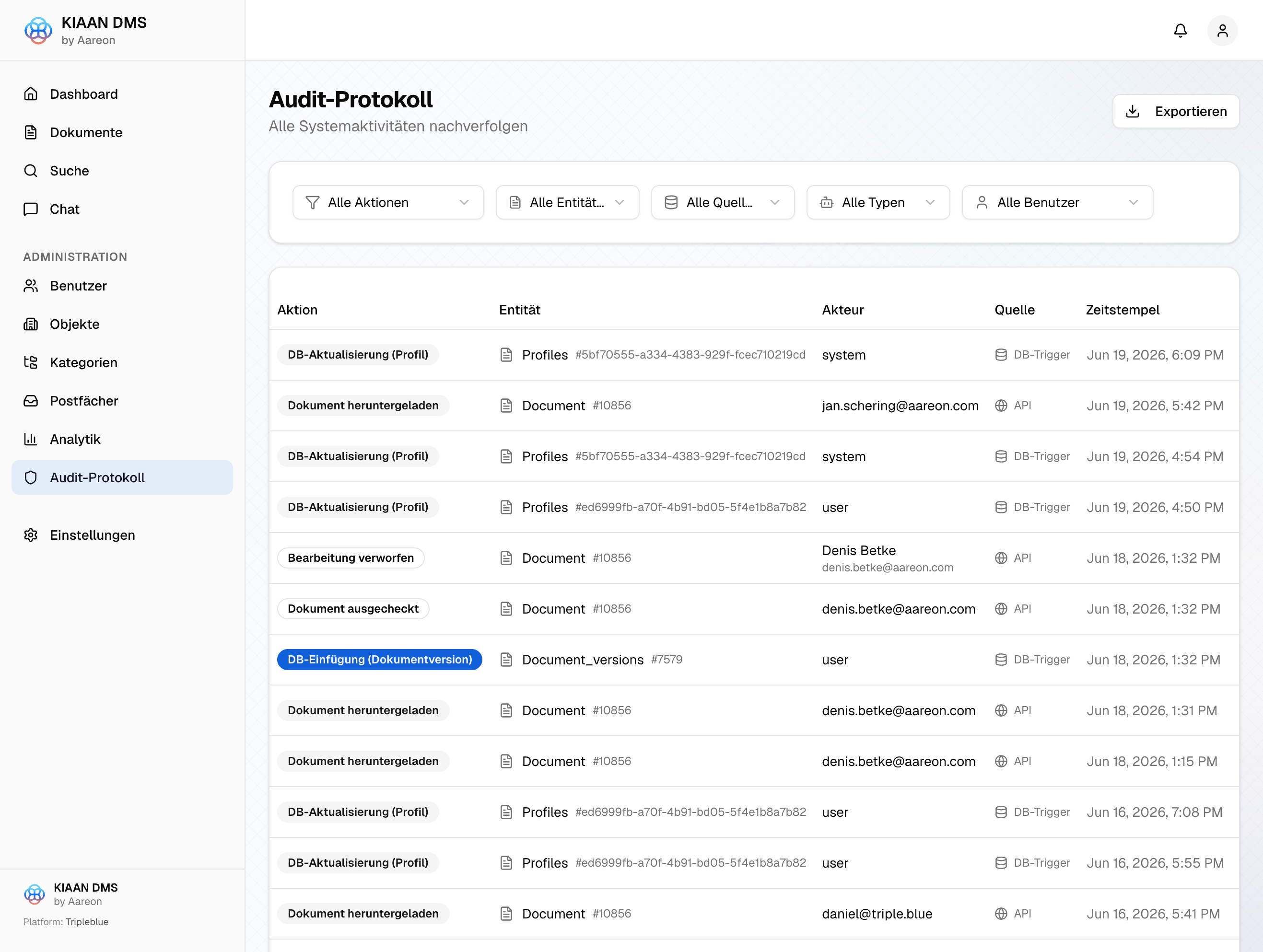 Audit-Protokoll